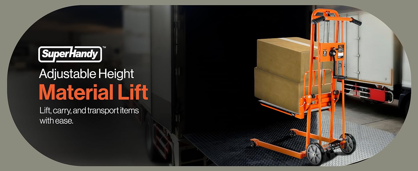 3 smart ways Material Lift Winch Stacker fits small areas