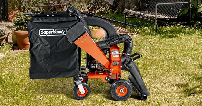 Transform Your Garden Chores Into a Fun Fiesta with the SuperHandy Leaf Vacuum & Wood Chipper