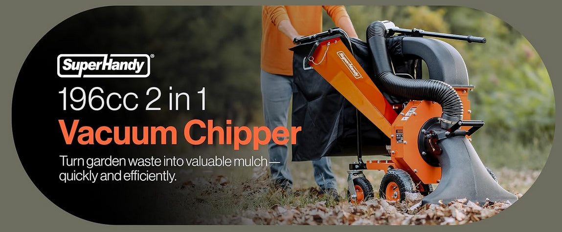5 Reasons You Need a Leaf Vacuum & Wood Chipper 2in1 Machine in Your Garden