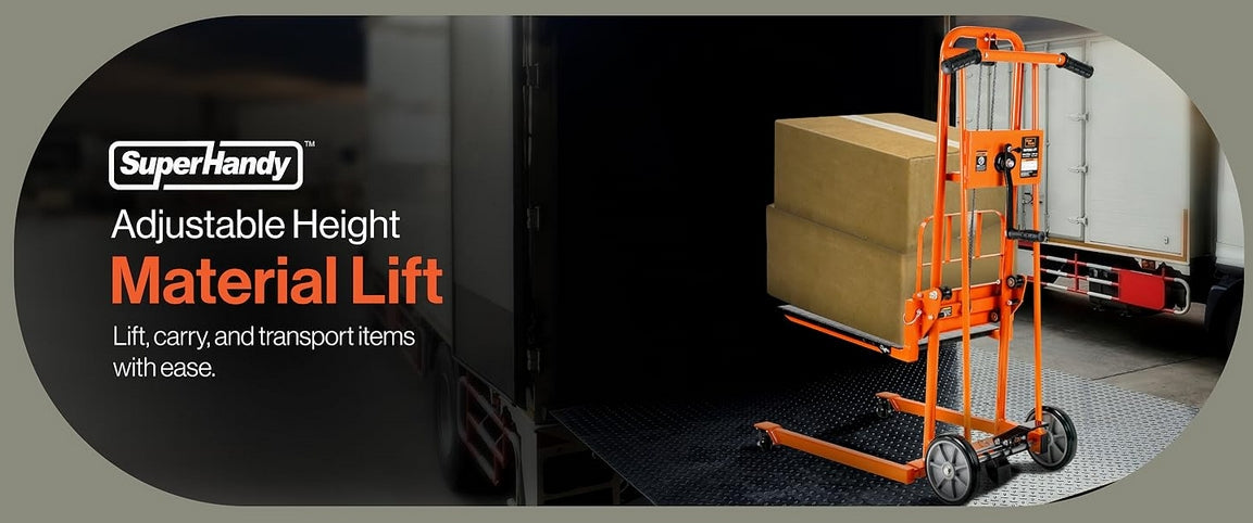 Why Material Lifts Outperform Pallet Trucks in Your Home Garage