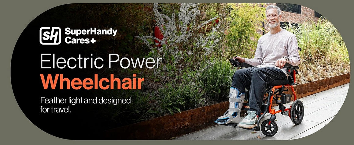 The SuperHandy Electric Wheelchair: Redefining Mobility with Style, Power, and Freedom