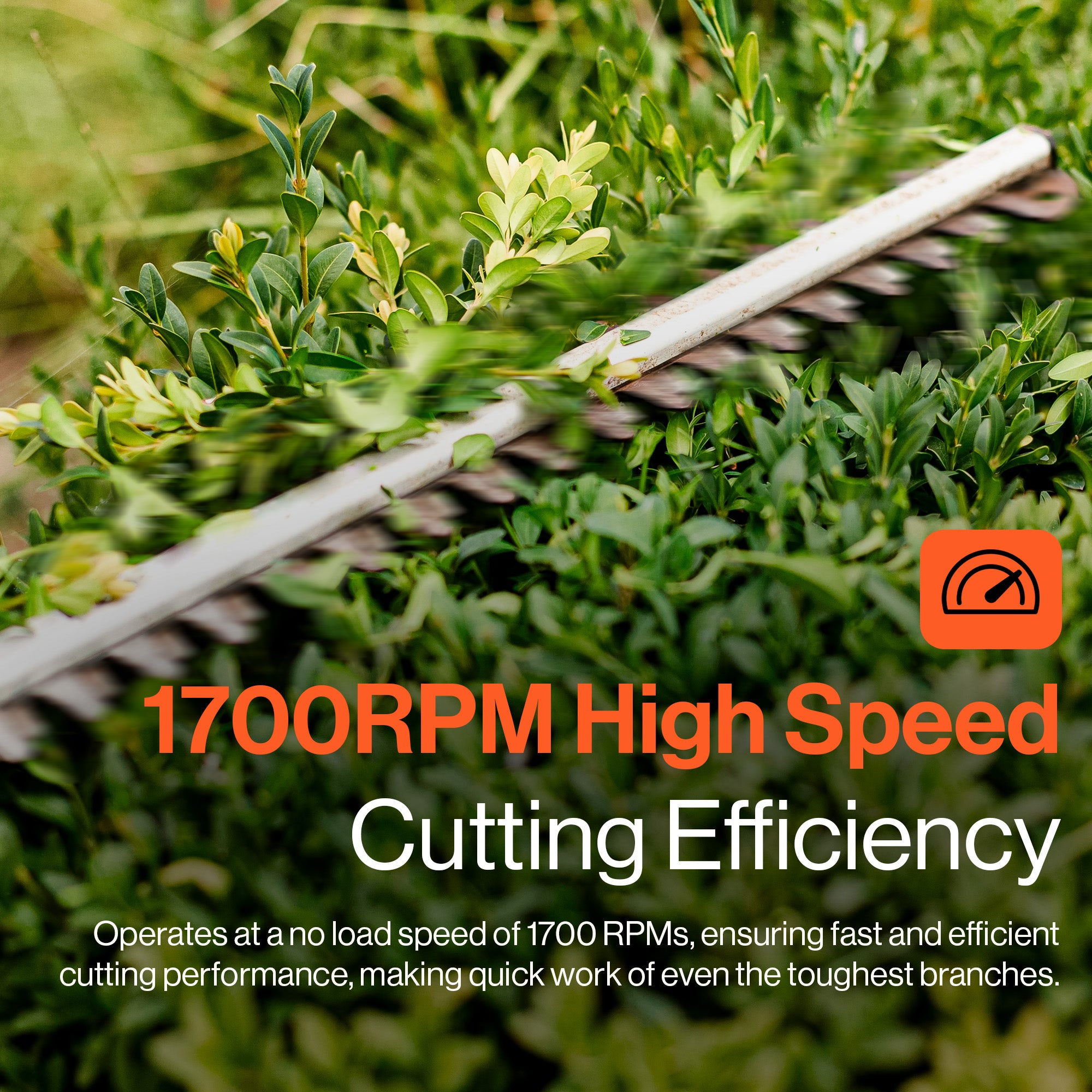 SuperHandy Hedge Trimmer 600W- Electric Lightweight Hedge Cutter, Corded Garden Cutting & Trimming Hedge – 10m Cable, 51cm Blade, Electric Brake for Safety