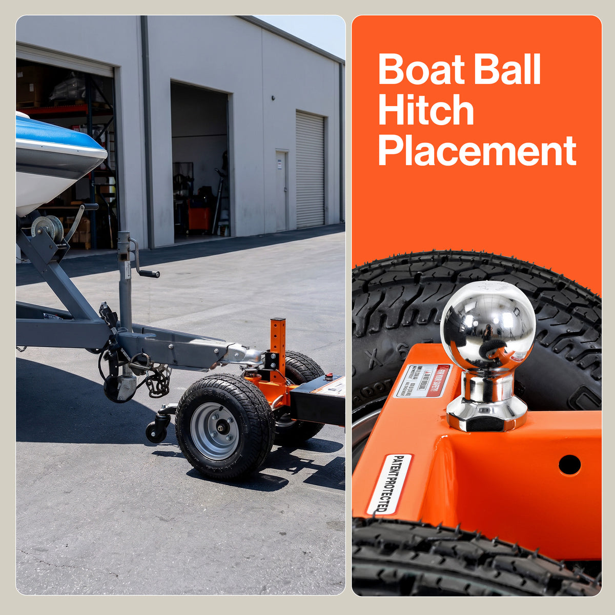 SuperHandy Electric Trailer Dolly, 5000lb Max Towing Capacity,830 LB/370 KG Max Tongue Weight, Adjustable Hitch Height for RVs, Boat, Car Trailer, and Camper