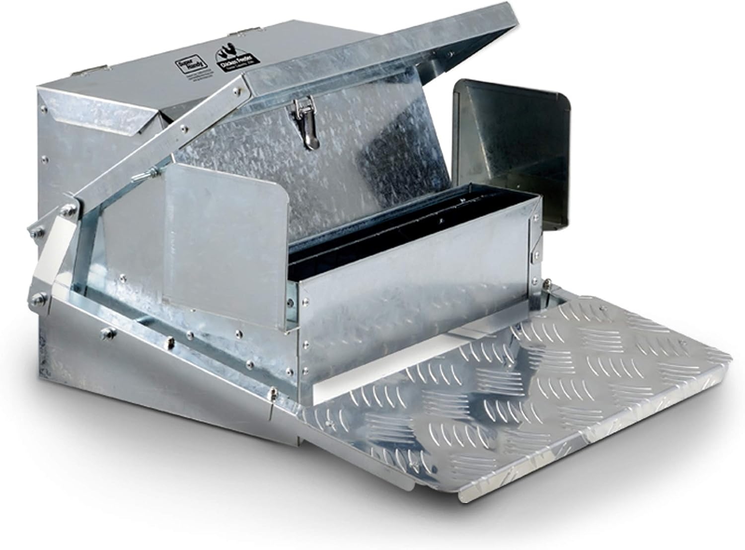 Superhandy Chicken Feeder Automatic 9kg Trough Feeds 6-12 Poultry Fowl Up to 10 Days