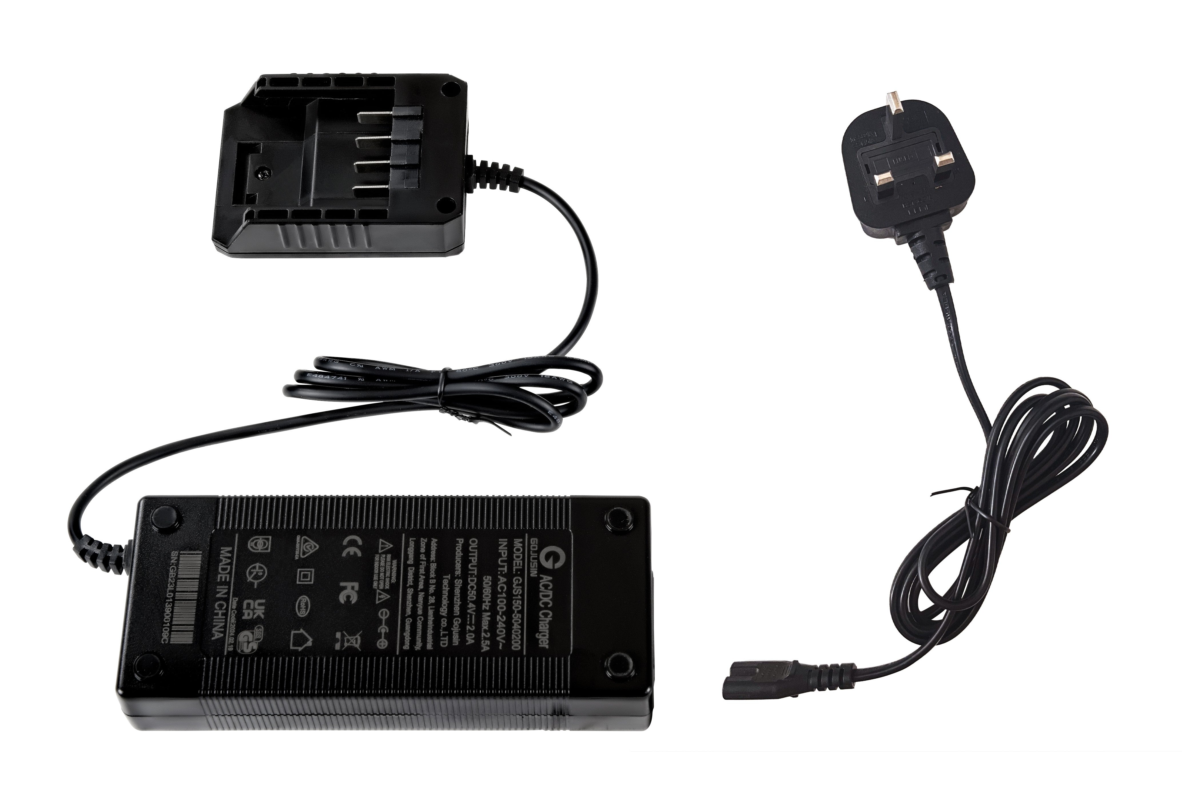 Lithium Ion Battery Charger 100-240V AC 50/60Hz 2.5A (Charger ONLY) FOR 48v 2ah BATTERY(Superhandy mobility scooter/dolly/ wagon))