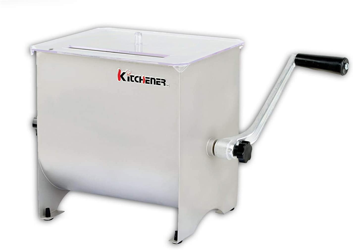 4.2 Gal Manual Meat Mixer w/ Clear Lid