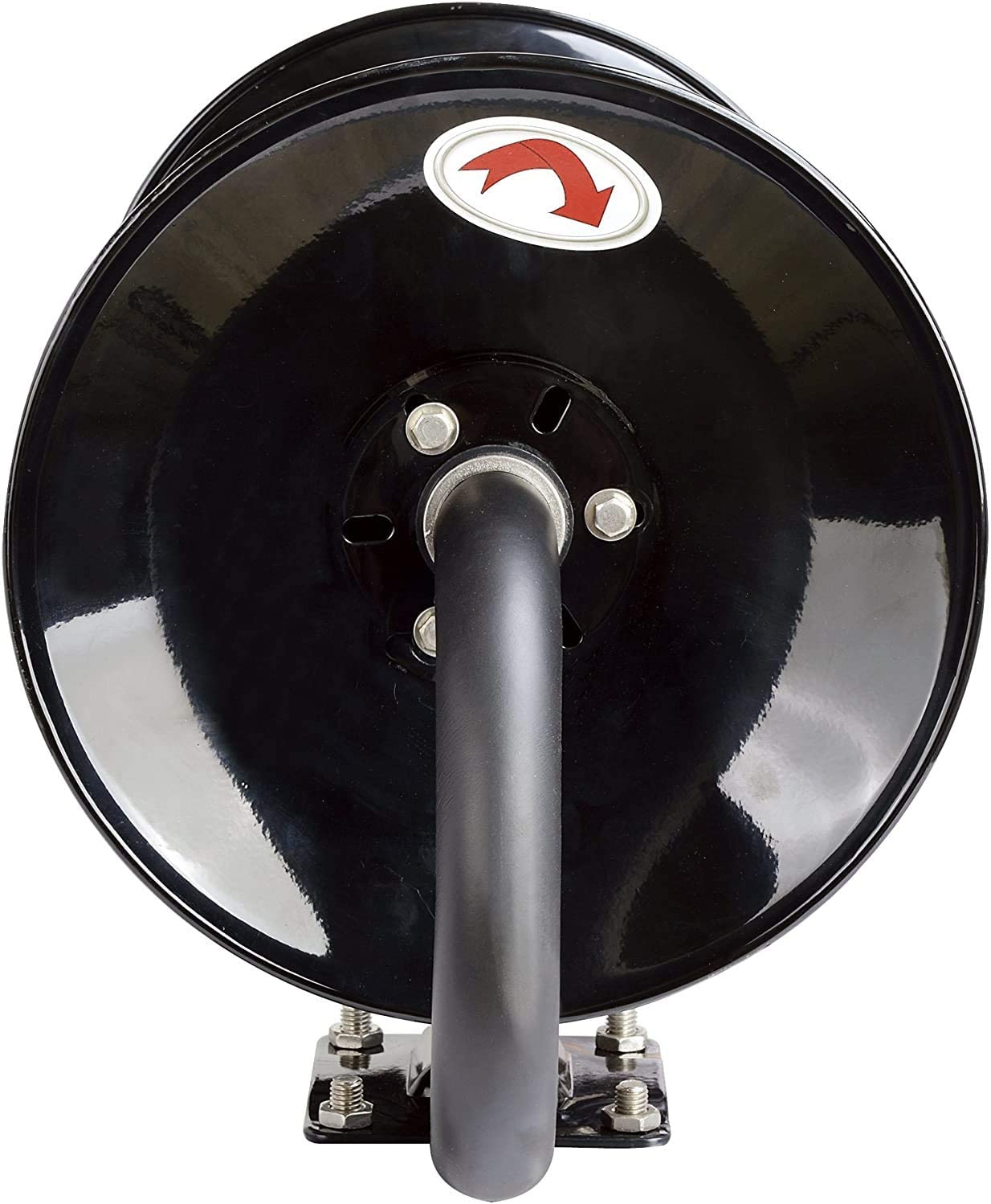 SuperHandy Air Hose Hand Crank Reel 3/8" Inch x 30m - Great Circle UK