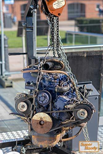 SuperHandy Manual Chain Block Hoist Come Along 1/2 Ton 1100Lbs - a MAX Lift of 10 Feet, Head Room of 11" inch and Load Chain Diameter of 5mm at a MAX weight capacity of 1/2 TON 1100LBS (500Kg) - Great Circle UK