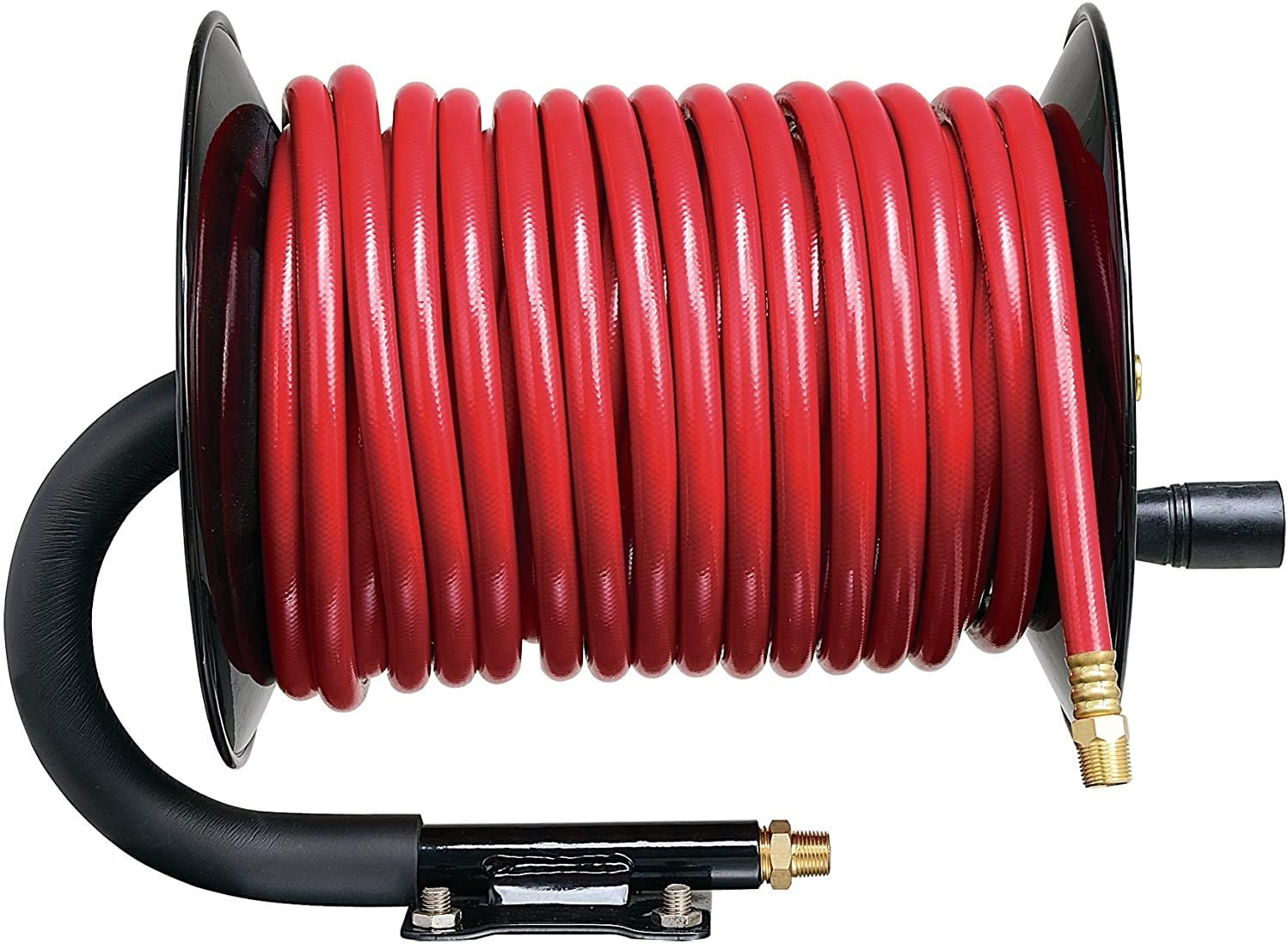 SuperHandy Air Hose Hand Crank Reel 3/8" Inch x 30m - Great Circle UK