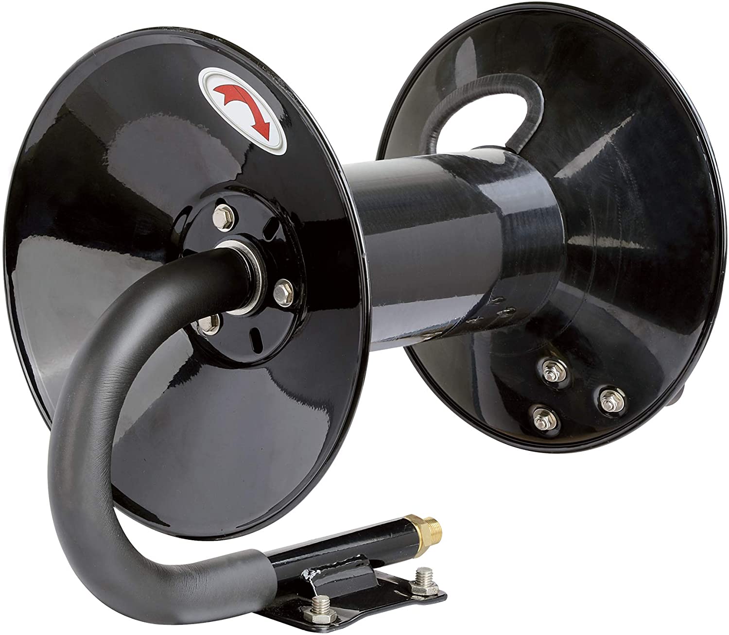 SuperHandy Air Hose Hand Crank Reel 3/8" Inch x 30m - Great Circle UK