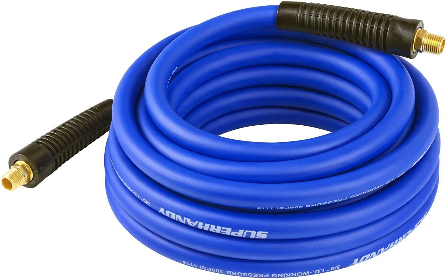 SuperHandy Air Hose 3/8" Inch x 25'OSHA, RoHS, ISO: 9001, 14001, CNAS, SQC, IAF, RMA, Listed approved & certified- Great Circle UK