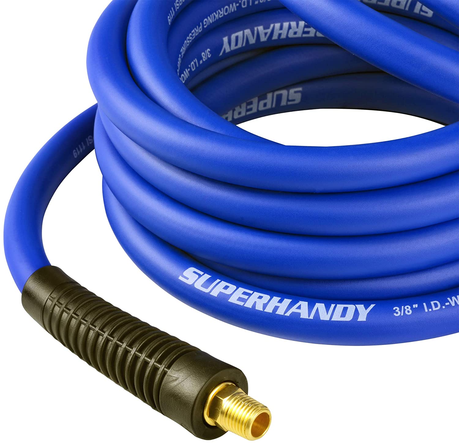 SuperHandy Air Hose 3/8" Inch x 25'OSHA, RoHS, ISO: 9001, 14001, CNAS, SQC, IAF, RMA, Listed approved & certified- Great Circle UK