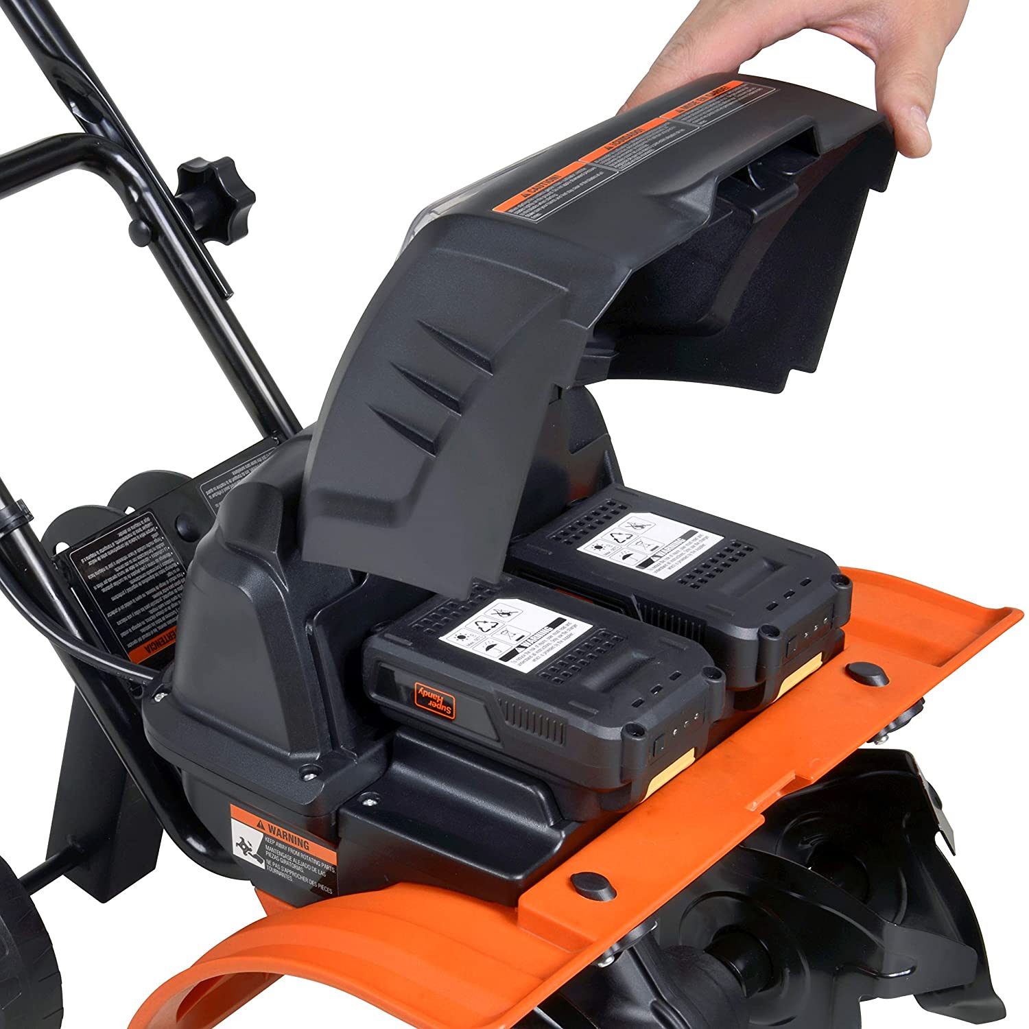 SuperHandy Electric Tiller Cultivator Rototiller - Great Circle UK