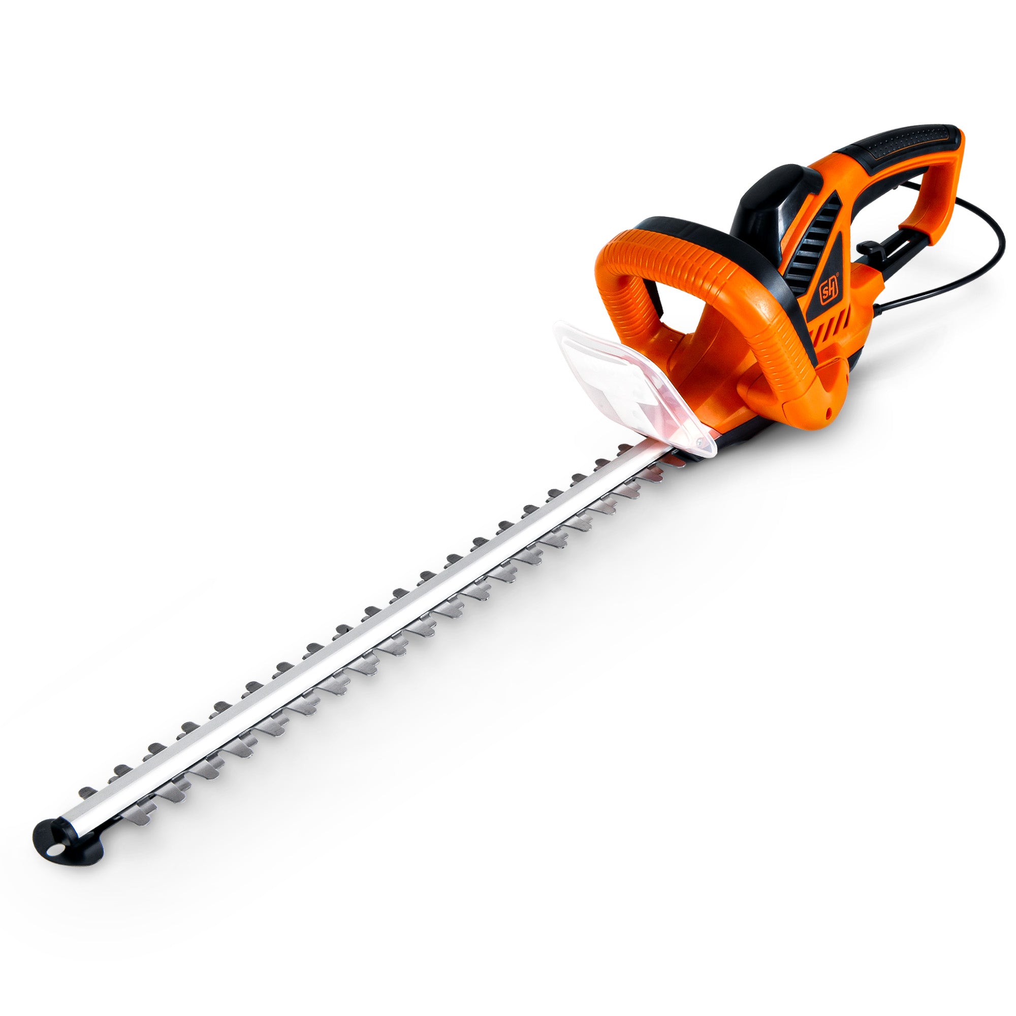 SuperHandy Hedge Trimmer 600W- Electric Lightweight Hedge Cutter, Corded Garden Cutting & Trimming Hedge – 10m Cable, 51cm Blade, Electric Brake for Safety