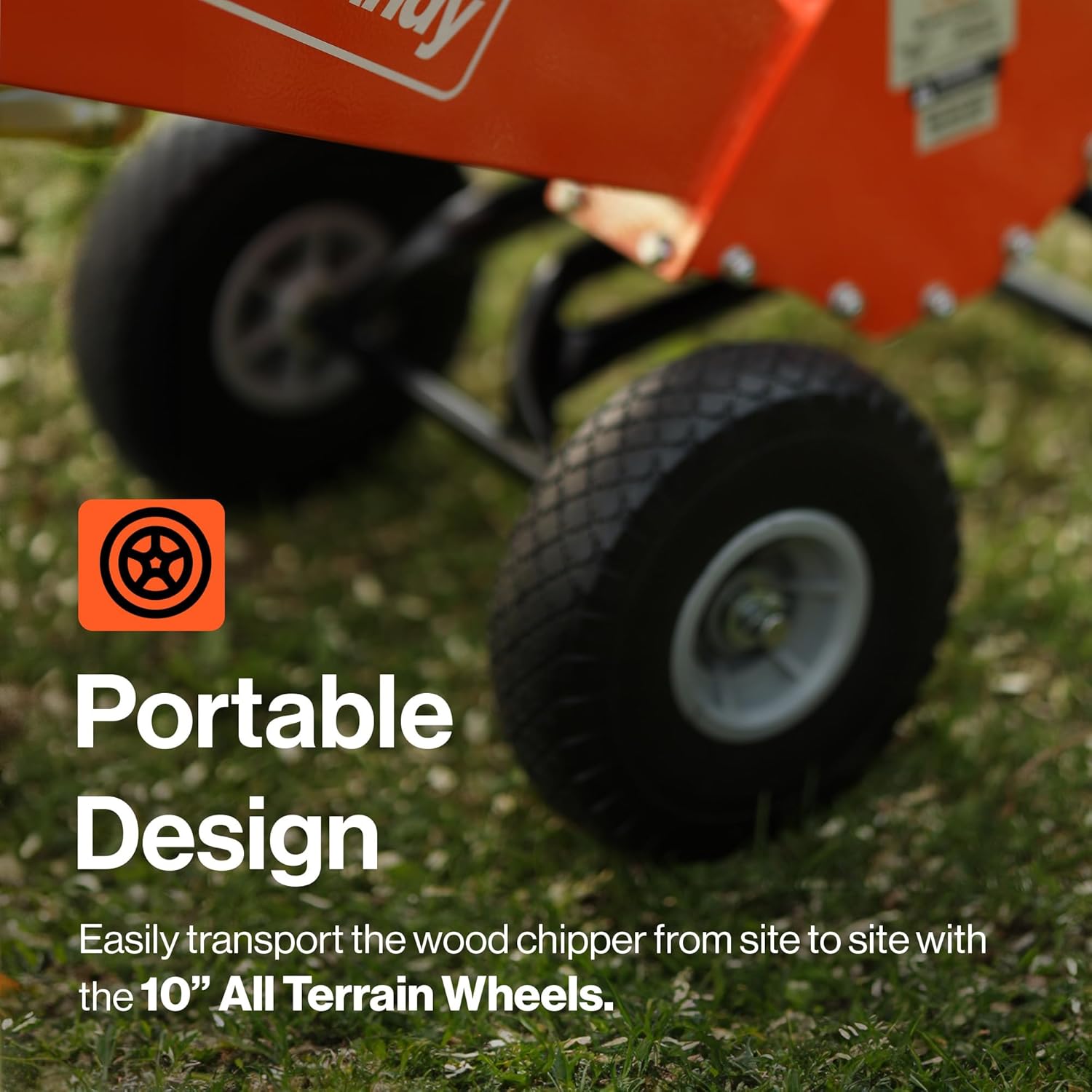 SuperHandy Wood Chipper Shredder Mulcher 196cc Motor Engine