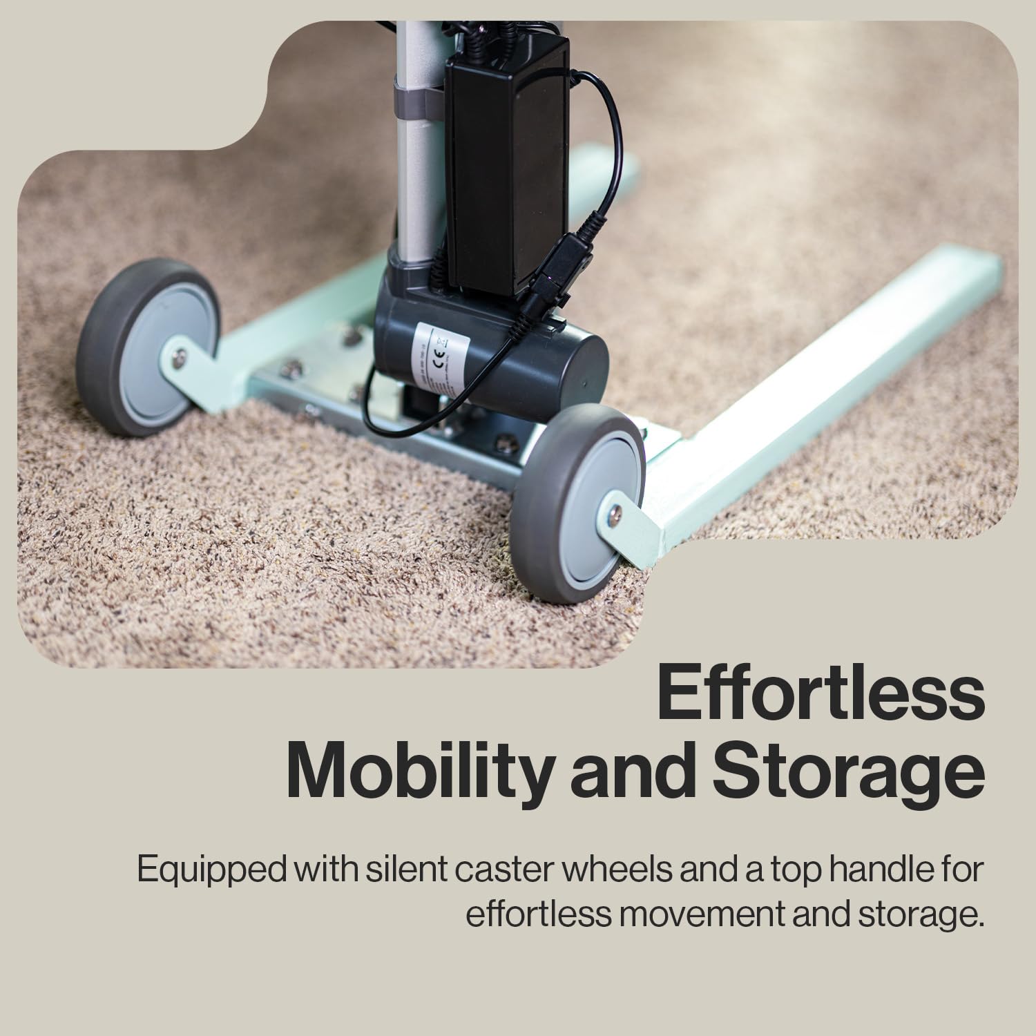 SuperHandy GoRise FC Electric Floor to Chair Lift for Seniors and People with Disabilities - 180 Kg Capacity, Seating Transfer Assistance, Magnetic Remote [Patent Pending]