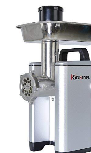 Kitchener Meat Grinder Sausage Stuffer Elite 1/2 HP 240 LBS Per/Hr 370 Watts Electric Super Heavy Duty Aluminum Body Commercial Grade Stainless Steel- Great Circle UK